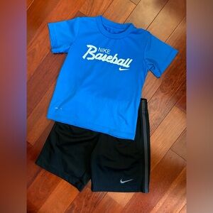 Nike Dri-Fit Baseball Tee & Shorts Set